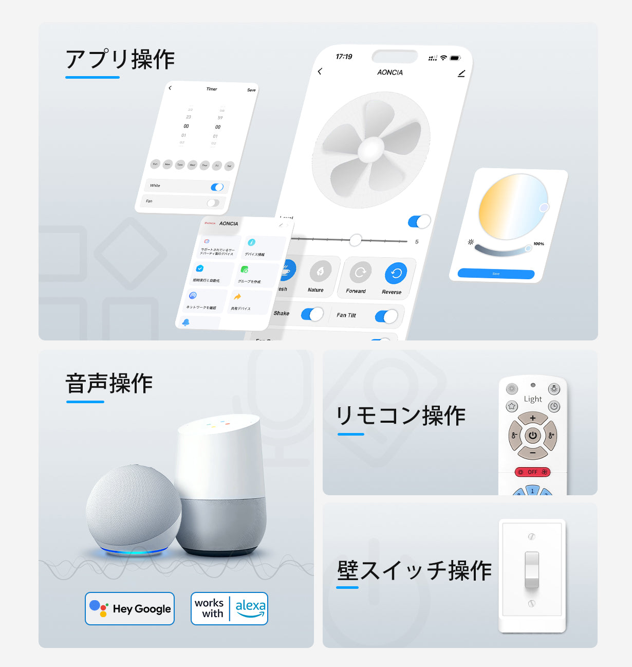 LumaFlow 2:快適な空間を光と風で作り出す。進化したシーリングファンライト【代引不可】