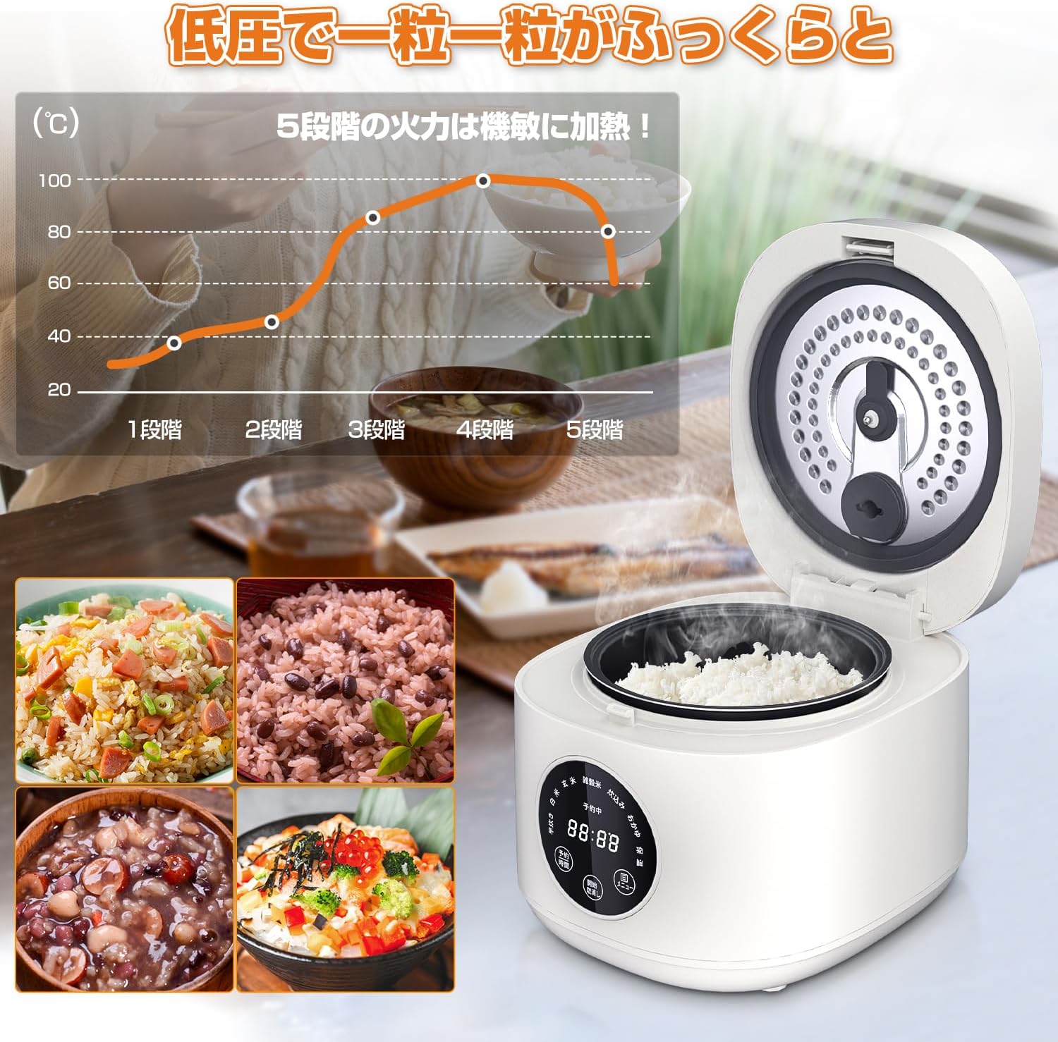 Rice cooker 炊飯器 5.5 cups
