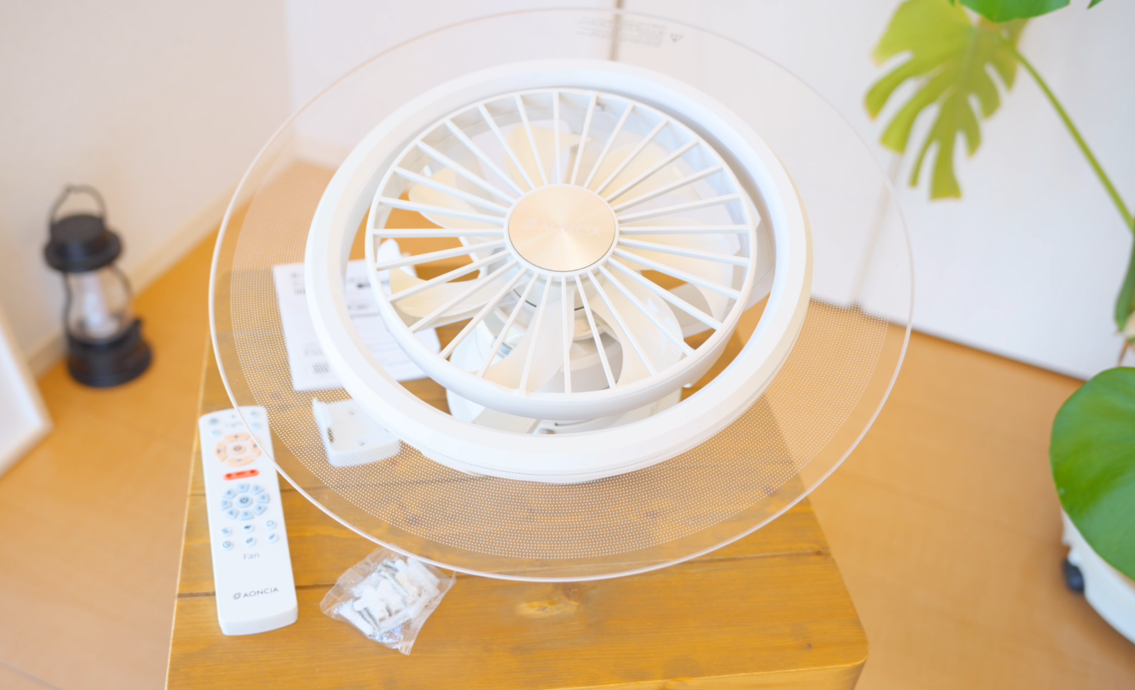 AONCIA LumaFlow シーリングファンライト 未使用 LumaFlow 照明+送風+空気循環!機能性と外観美を追求する